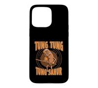 Custodia per iPhone 15 Pro Max Tung Tung Tung Sahur Italian Brainrot Meme (SU DIETRO)