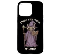 Custodia per iPhone 15 Pro Max Twas The Tism M Lord Raccoon Wizard, libro a tema Magic Fantasy