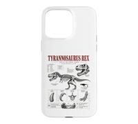Custodia per iPhone 15 Pro Max Tyrannosaurus Rex Fossil Guide Museo Anatomia Arte