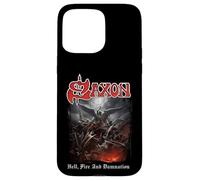 Custodia per iPhone 15 Pro Max Ufficiale Saxon Hell Fire Heavy Metal band