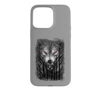Custodia per iPhone 15 Pro Max Ufficiale Spiral Forest Wolf Gothic Fantasy
