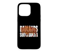 Custodia per iPhone 15 Pro Max Un bisonte in Badlands South Dakota Colorato Formazioni rocciose