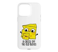 Custodia per iPhone 15 Pro Max Un formaggio fuori dal vecchio blocco divertente padre figlio gioco di parole