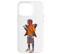 Custodia per iPhone 15 Pro Max Urban Japanese Anime Devil Masked Read The Bat Warrior
