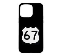 Custodia per iPhone 15 Pro Max US Route 67 segno