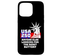 Custodia per iPhone 15 Pro Max USA 250 Pulsante Reset Design American Liberty