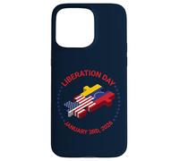 Custodia per iPhone 15 Pro Max USA Venezuela Puzzle Unity Liberation Day 3 gennaio 2026