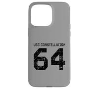 Custodia per iPhone 15 Pro Max USS Constellation CV-64 - Portaereo stile invecchiato