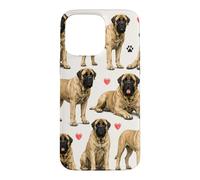 Custodia per iPhone 15 Pro Max Vecchio Mastino Inglese Modello