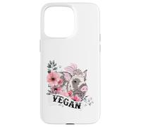 Custodia per iPhone 15 Pro Max Vegano, non mangio i miei amici - Animale Vegetariano Mondo Pace