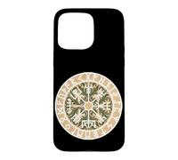 Custodia per iPhone 15 Pro Max Vegvisir - Bussola vichinga islandese, simbolo nordico antico