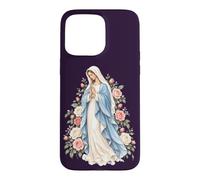 Custodia per iPhone 15 Pro Max Vergine Maria Preghiera cattolica e devozione mariana