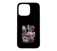 Custodia per iPhone 15 Pro Max Vesta Ignis Internus Focolare Romano Dea del Fuoco