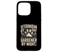 Custodia per iPhone 15 Pro Max Veterinario Di Giorno Giardiniere Di Notte Flore