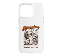 Custodia per iPhone 15 Pro Max Vintage Adventure è là fuori divertente escursionismo montagna all'aperto
