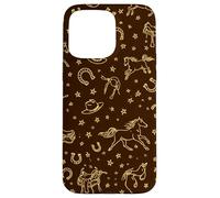 Custodia per iPhone 15 Pro Max Vintage Cavallo Cowboy Cappello Modello Mucca Ragazze Country Stars