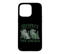 Custodia per iPhone 15 Pro Max Vintage Florida Respect The Locals Nature Manatee Crocodile