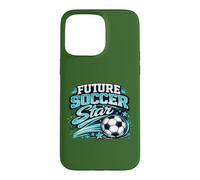 Custodia per iPhone 15 Pro Max Vintage Futuro Calcio Star Retro Gioventù Gioca Giornata Gioco