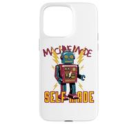 Custodia per iPhone 15 Pro Max Vintage Robot Toy Retro 50s Sci-Fi SciFi Arte Estetica