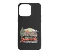 Custodia per iPhone 15 Pro Max Vintage Yosemite National Park Retro Style Eighties 80s