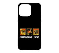 Custodia per iPhone 15 Pro Max Vinyl Record Collector Crate Digging Legend