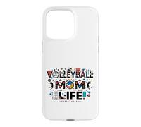 Custodia per iPhone 15 Pro Max Volleyball Mom Life Volleyball Mama Team Mom Gift