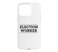 Custodia per iPhone 15 Pro Max Volontario del seggio elettorale