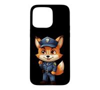 Custodia per iPhone 15 Pro Max Volpe polizia