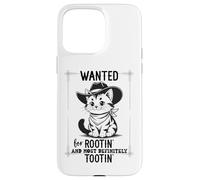 Custodia per iPhone 15 Pro Max Wanted for Rootin Most Definitely Tootin Cowboy Cat Farting