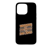 Custodia per iPhone 15 Pro Max Warning May Spontaneously Tell Dad Jokes