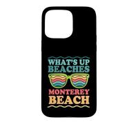 Custodia per iPhone 15 Pro Max Whats Up Spiagge Monterey Beach California Matching