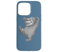 Custodia per iPhone 15 Pro Max Where the Wild Things Are Drawn Big Nose Monster