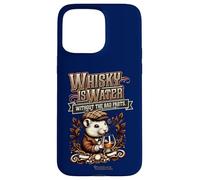 Custodia per iPhone 15 Pro Max Whisky Is Water Without The Bad Parts Mouse con Scotch