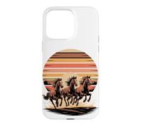 Custodia per iPhone 15 Pro Max Wild Horses Running Free Equestrian Horse Lover