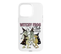 Custodia per iPhone 15 Pro Max Witchy Frog Club Midnight Only On Halloween Frog Coven