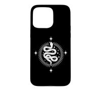 Custodia per iPhone 15 Pro Max Witchy Tarocchi Serpente Accademia Oscura Estetica Celeste Boho