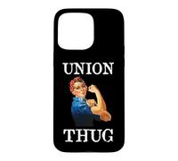 Custodia per iPhone 15 Pro Max Womens Girls Rosie The Riveter Pro Union Thug