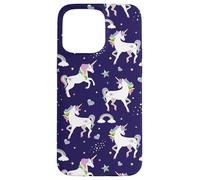 Custodia per iPhone 15 Pro Max Womens Kids Girls Pretty Unicorn Pattern
