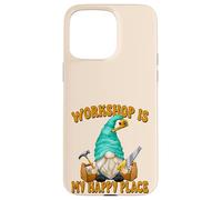 Custodia per iPhone 15 Pro Max Woodworker Funny Saying Woodworking Gnome For Carpenters