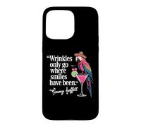 Custodia per iPhone 15 Pro Max Wrinkles Only Go Where Smiles Have Been Cute Parrot Mexican