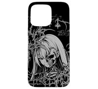 Custodia per iPhone 15 Pro Max Y2K Grunge Anime Goth Alt Sigilism Japanese Zombie Graphic