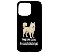 Custodia per iPhone 15 Pro Max Yakutian Laika Dog Professional Pet, esperto in condizioni climatiche fredde