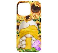 Custodia per iPhone 15 Pro Max Yellow Gnome In Easter Chick Costume For Sunflower Lovers