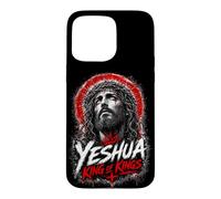 Custodia per iPhone 15 Pro Max YESHUA RE DEI RE Religioso coraggioso Gesù Cristo