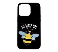 Custodia per iPhone 15 Pro Max Yo Wasp Up Divertente Bug Pun