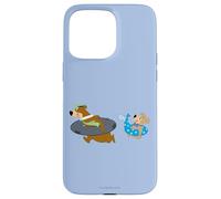 Custodia per iPhone 15 Pro Max Yogi Bear Yogi and Boo Boo Going Swimming