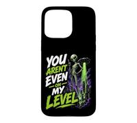 Custodia per iPhone 15 Pro Max You are 't even on my level divertente alieno UFO Graphic