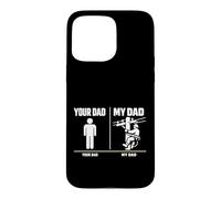 Custodia per iPhone 15 Pro Max Your Dad My Dad Lineman Electrician Electrical Lineworker