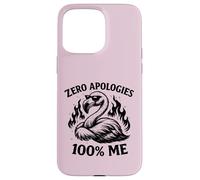 Custodia per iPhone 15 Pro Max Zero scuse 100 Me Confident Flamingo