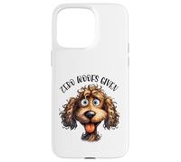 Custodia per iPhone 15 Pro Max Zero Woofs ha regalato un divertente cane Sassy Doodle Pup Lover